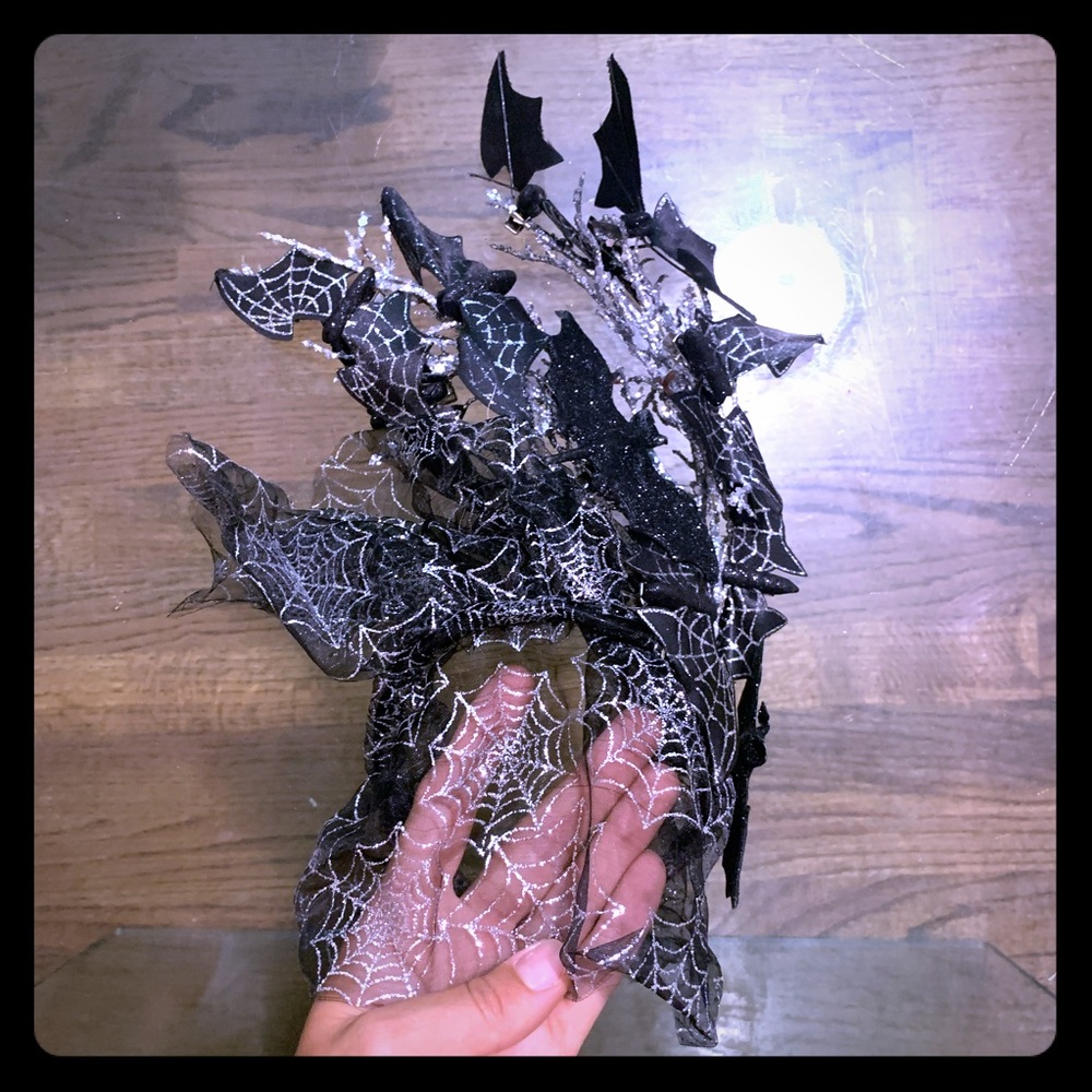 Halloween “bats” headpiece